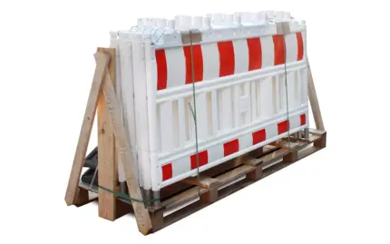 Schrankenzaun-SET-Typ-Basic-6-x-Schrankenzaun-7-x-Standfuss - Product image