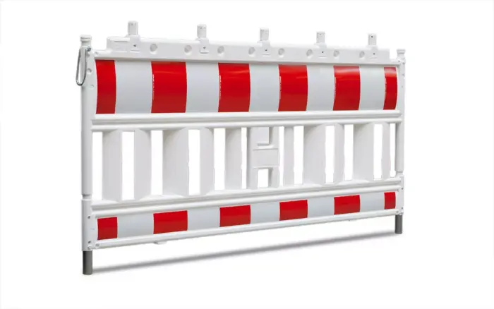 Schrankenzaun-SET-Typ-Basic-6-x-Schrankenzaun-7-x-Standfuss - Product image