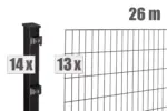 Stabgitterzaun BLACKY inkl. Pfosten - Hero image
