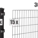 Stabgitterzaun BLACKY inkl. Pfosten - Hero image