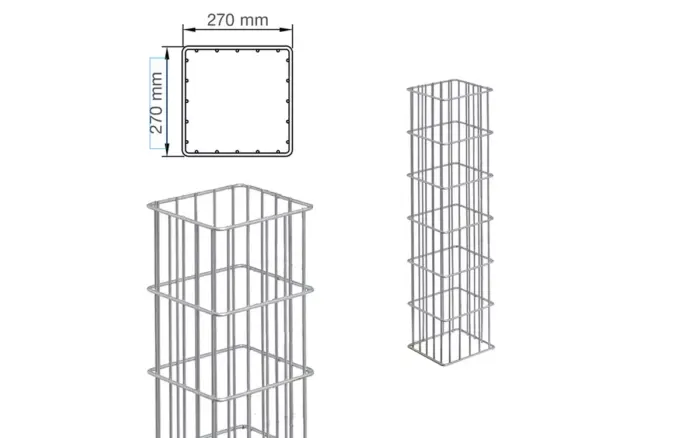 Gabionensäule RUBIN Q - Variant DVGRUQ2712