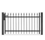 Metalltor ZERMATT 1-flg - Variant DVMTRSZEP11609DB703