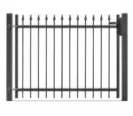 Metalltor ZERMATT 1-flg - Variant DVMTRSZEP11612DB703