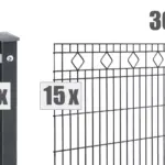 Schmuckzaun MALAGA inkl. Pfosten - Hero image