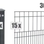 Doppelstabzaun MILO inkl. Pfosten - Hero image