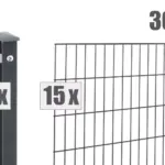 Doppelstabzaun PICO inkl. Pfosten - Hero image