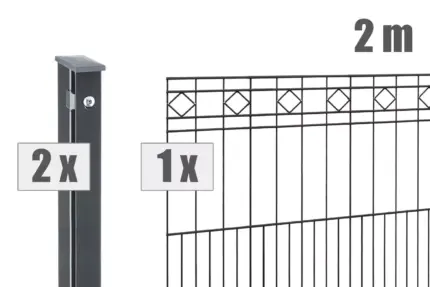 Schmuckzaun TURIN inkl. Pfosten - Hero image