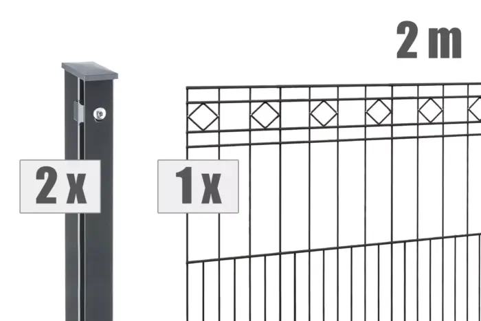 Schmuckzaun TURIN inkl. Pfosten - Hero image