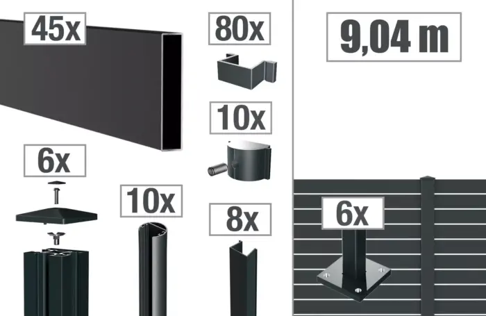 VIDUAL-line-100-Zaunpakete - Product image