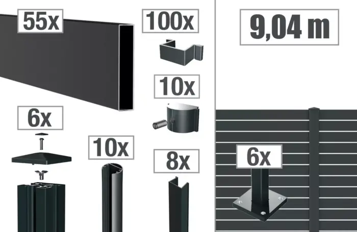 VIDUAL-line-100-Zaunpakete - Product image