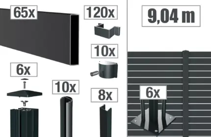VIDUAL-line-100-Zaunpakete - Product image