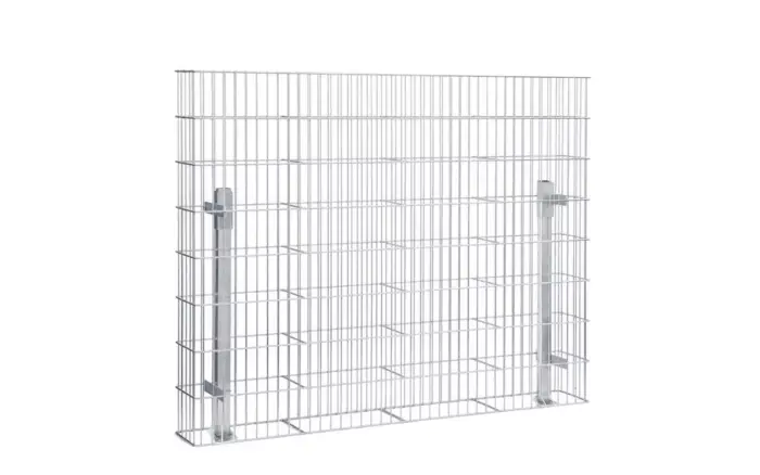 Gabione JUMBO inkl. Pfosten und Fußplatte // zum Aufdübeln - Variant GJUMF2016