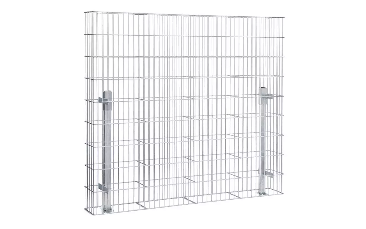 Gabione JUMBO inkl. Pfosten und Fußplatte // zum Aufdübeln - Hero image Gabione JUMBO inkl. Pfosten und Fußplatte // zum Aufdübeln - Hero image