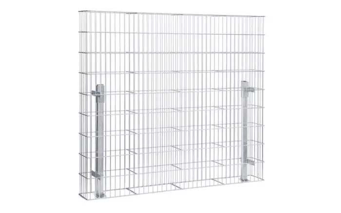 Gabione JUMBO inkl. Pfosten und Fußplatte // zum Aufdübeln - Variant GJUMF2018