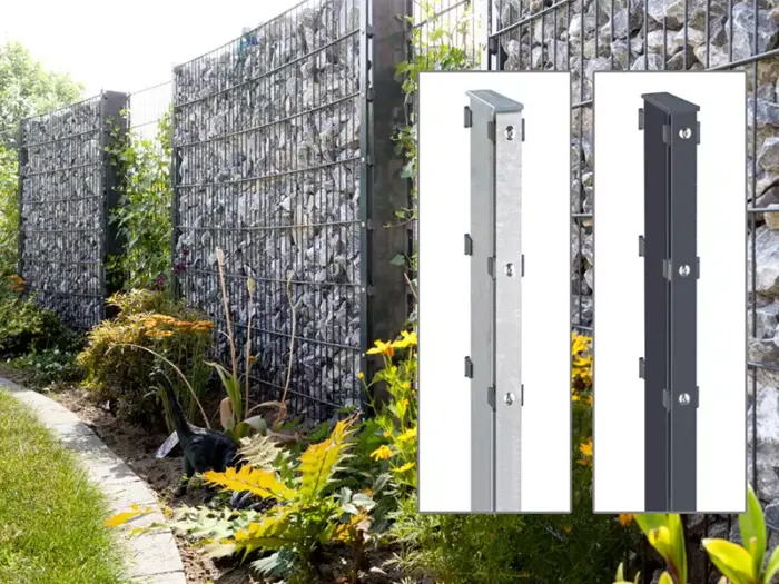 Gabionen-Fussplatte-ZINK - Product image