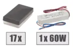 LED Zaunbeleuchtung und Trafo-Set - Variant PZUBZNS17