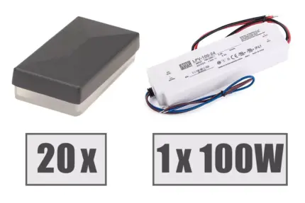 LED Zaunbeleuchtung und Trafo-Set - Hero image