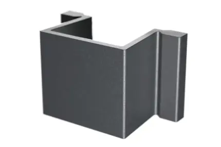 End-Distanzstuecke-Aluminium-fuer-Steckzaunsystem-VIDUAL - Product image