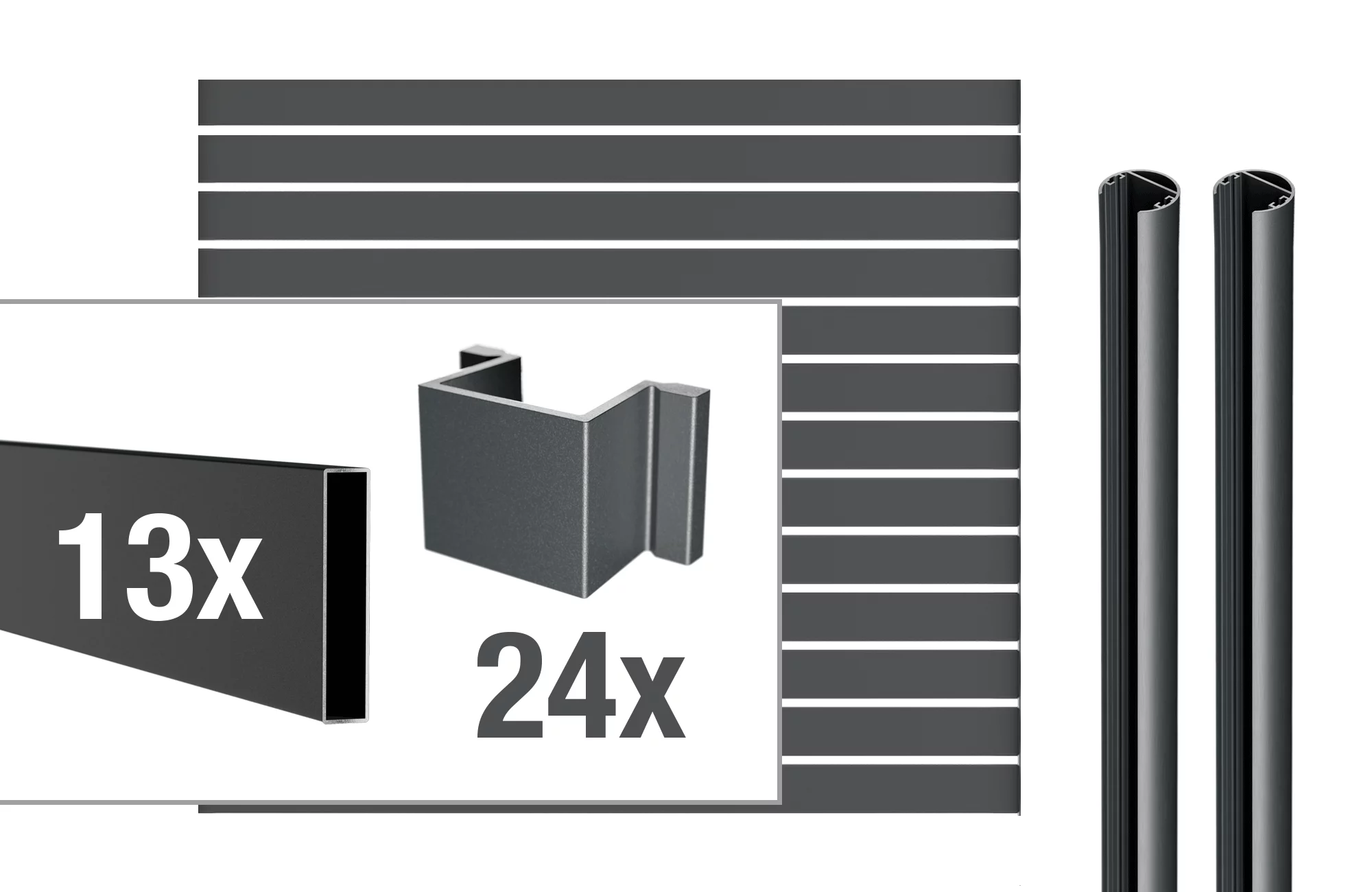 VIDUAL-line-100-Aluminium-Rechteckprofil-100x20-mm - Product image VIDUAL-line-100-Aluminium-Rechteckprofil-100x20-mm - Product image