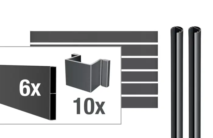 VIDUAL-line-150-Aluminium-Rechteckprofil-150x20-mm - Product image