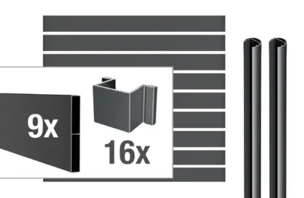 VIDUAL-line-150-Aluminium-Rechteckprofil-150x20-mm - Product image