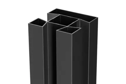 Alu-Anfangs-Endpfosten-72x72-mm-inkl.-Zubehoer-VIDUAL - Product image