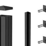 Alu-Mittel-Pfosten-72x72-mm-inkl.-Zubehoer-VIDUAL - Product image