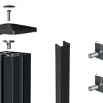 Alu-Mittelpfosten 90x90 mm inkl. Zubehör - Hero image