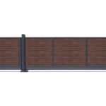 Alu-Schiebetor-VIDUAL-slide-pure-100 - Product image