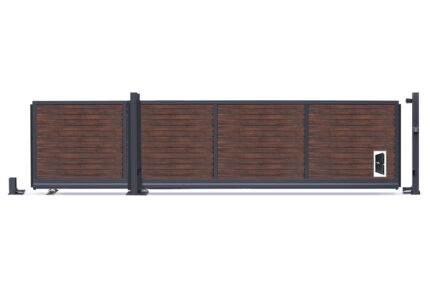 Alu-Schiebetor-VIDUAL-slide-pure-100 - Product image