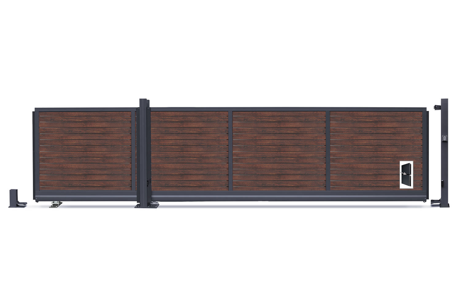 Alu-Schiebetor-VIDUAL-slide-pure-100 - Product image Alu-Schiebetor-VIDUAL-slide-pure-100 - Product image