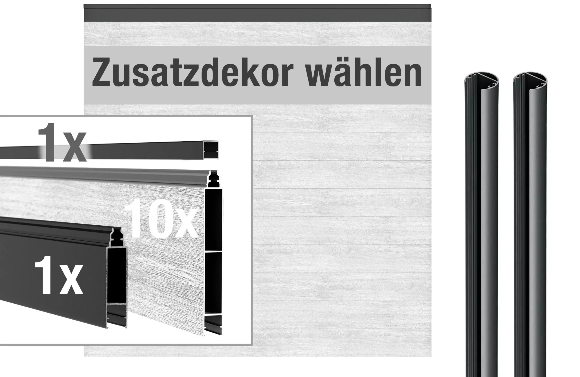 VIDUAL-snap-140-Klick-Profil-140-x-20-mm-fuer-Zusatzdekore - Product image VIDUAL-snap-140-Klick-Profil-140-x-20-mm-fuer-Zusatzdekore - Product image