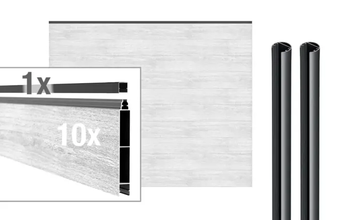 VIDUAL-snap-140-Aluminiumfuellung-Klick-Profil-140-x-20-mm - Product image