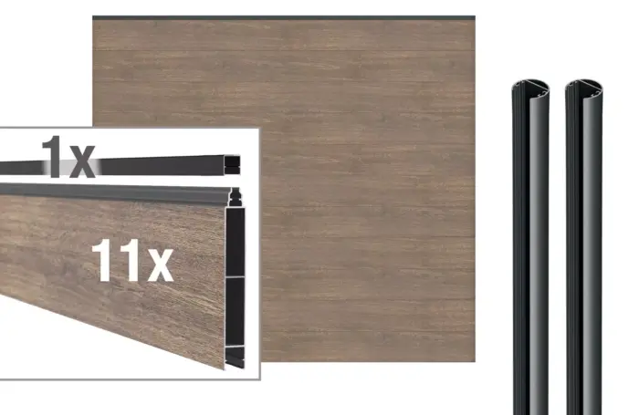 VIDUAL-snap-140-Aluminiumfuellung-Klick-Profil-140-x-20-mm - Product image