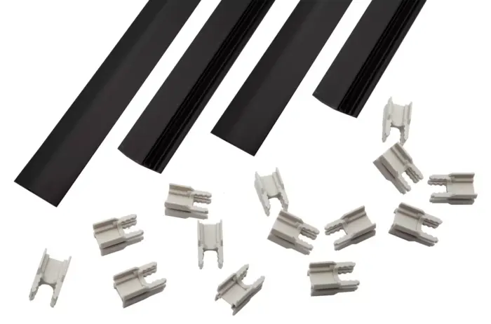 MAZU fix-Sichtschutz-Klemmleisten-Set 6/5/6 - Variant ZBDMAZU6S9005