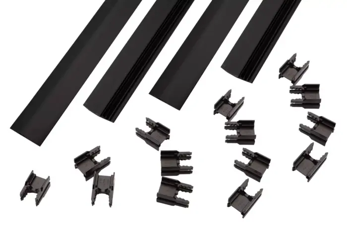 MAZU fix-Sichtschutz-Klemmleisten-Set 8/6/8 - Variant ZBDMAZU8S9005