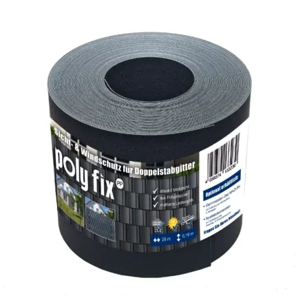 Sicht-und-Windschutz-Rolle-PP-poly-fix - Product image