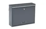 Zaunbriefkasten-KORSIKA-RAL-7016-Anthrazitgrau-Matt - Product image