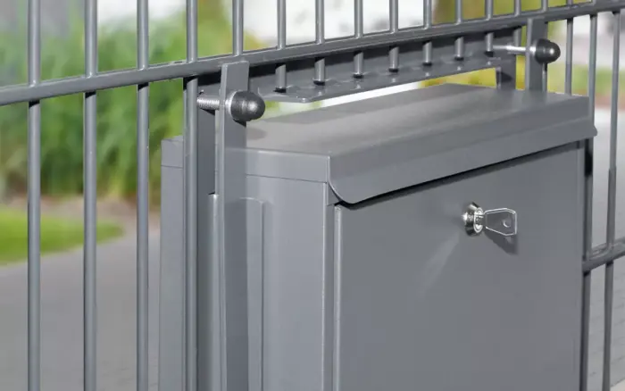 Zaunbriefkasten-KORSIKA-RAL-7016-Anthrazitgrau-Matt - Product image