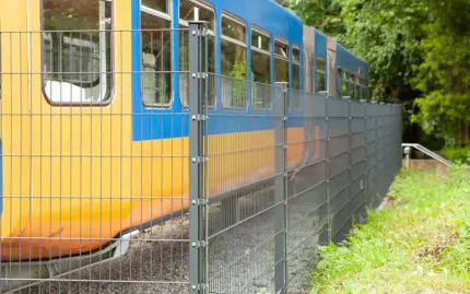 Eck-Zaunpfosten-Typ-A-mit-Flacheisenleiste - Product image