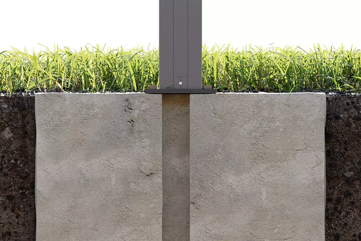 Fussplatte-fuer-Pfosten-90x90-mm-zum-Aufduebeln-VIDUAL - Product image Fussplatte-fuer-Pfosten-90x90-mm-zum-Aufduebeln-VIDUAL - Product image