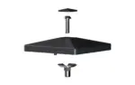 Alu-Pfostenkappe-fuer-Pfosten-90x90mm-mit-Pyramidenspitze-VIDUAL - Product image