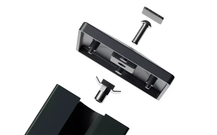 Alu-Pfostenkappe-fuer-Pfosten-90x90mm-mit-Pyramidenspitze-VIDUAL - Product image