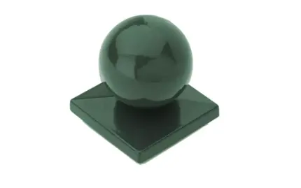Aluminiumkappe-Kugel-fuer-Pfosten-60-x-60-mm - Product image