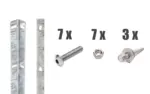 Zaunanschluss-Winkellochleisten-Set - Product image