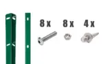 Zaunanschluss-Winkellochleisten-Set-passend-fuer-Pfosten-Typ-A - Product image