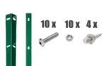 Zaunanschluss-Winkellochleisten-Set-passend-fuer-Pfosten-Typ-A - Product image