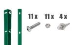 Zaunanschluss-Winkellochleisten-Set-passend-fuer-Pfosten-Typ-A - Product image