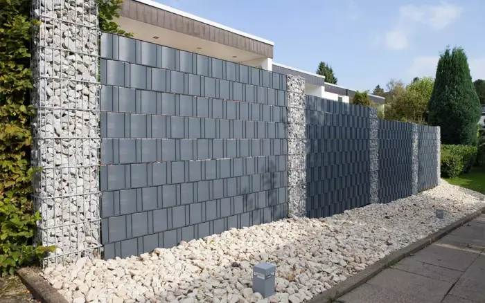 Gabionensäule RUBIN R – Vielseitiger Blickfang für deinen Garten – Bild 2