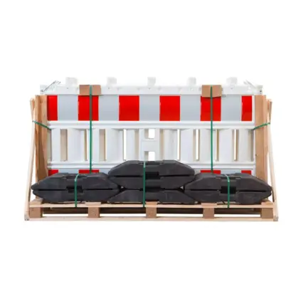 Schrankenzaun-SET-Typ-Basic-6-x-Schrankenzaun-7-x-Standfuss - Product image